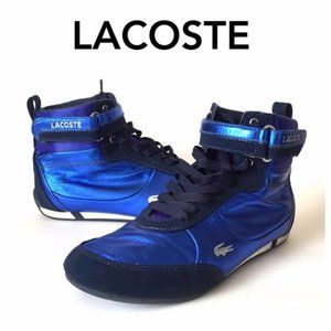 Lacoste "Similee" Women's Metallic Hi Top Sneakers